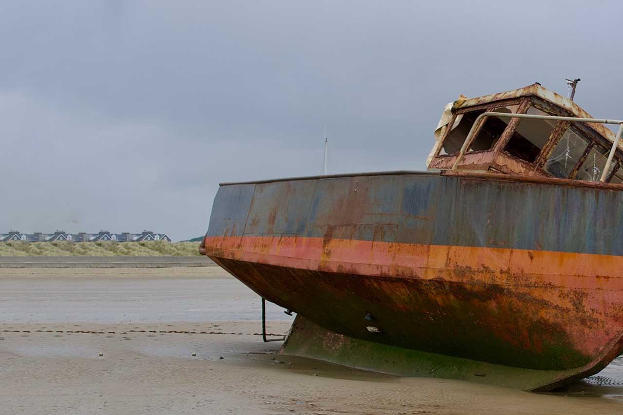 laser cleaning metal machine Barco oxidado