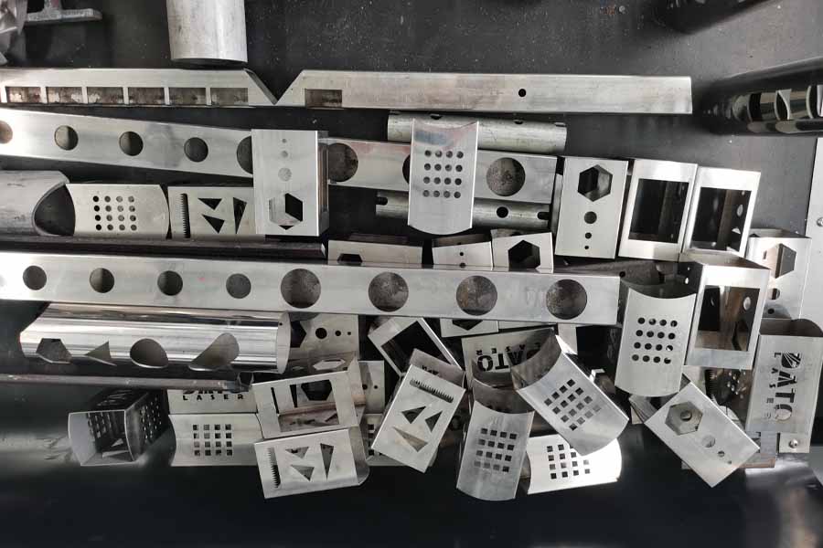 muestra de corte por l&aacute;ser de tubo