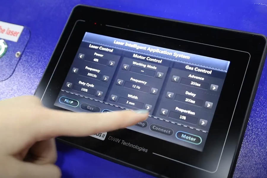 ajuste de soldadura l&aacute;ser