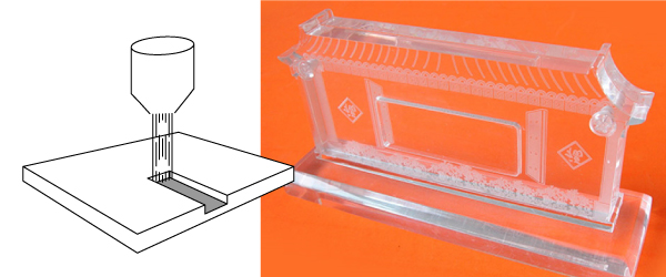 M&aacute;quina cortadora y grabadora l&aacute;ser de CO2