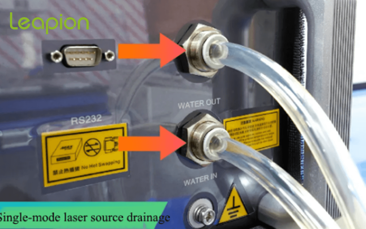 tubo de entrada de agua del enfriador