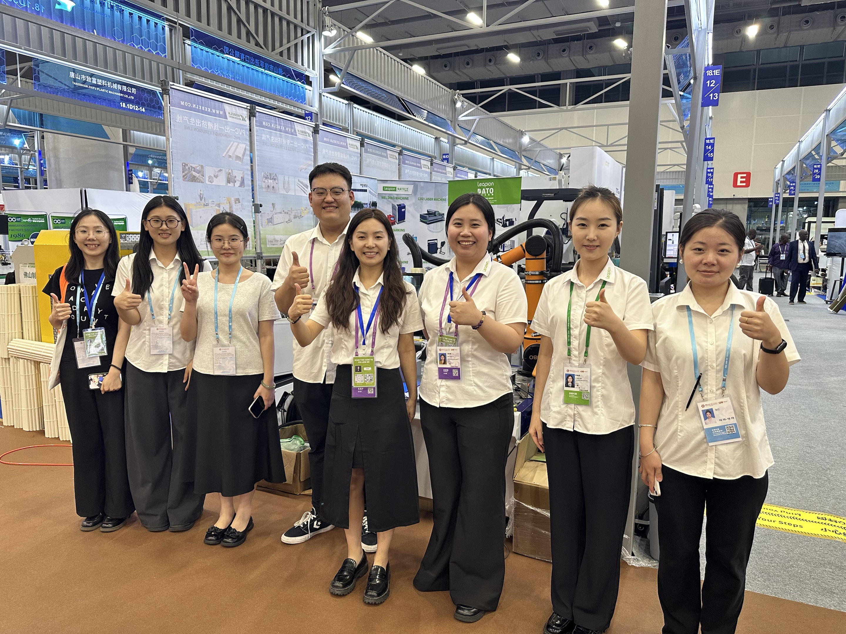 Leapion actualmente exhibe sus equipos láser en el stand 18.1E12 de la Feria de Cantón.