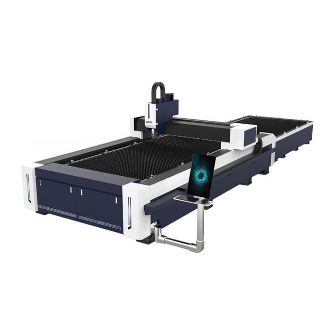 Precio económico de la máquina cortadora láser de fibra de forma plana