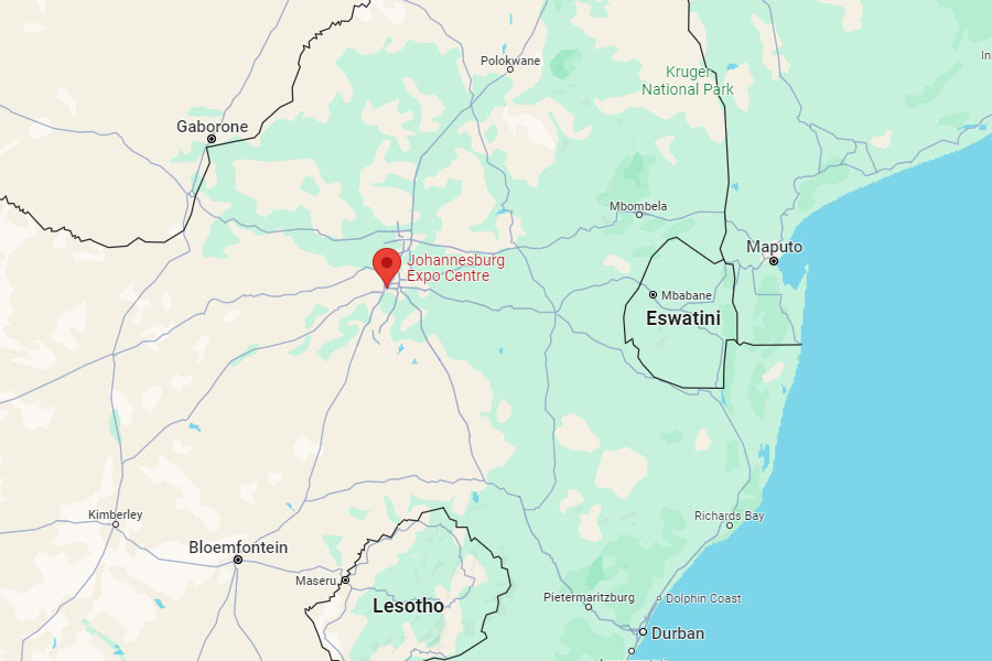 Centro de exposiciones Nasrec JHB