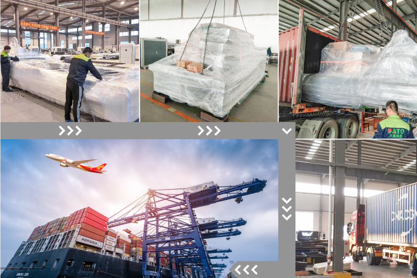 M&aacute;quina de corte l&aacute;ser Embalaje y env&iacute;o