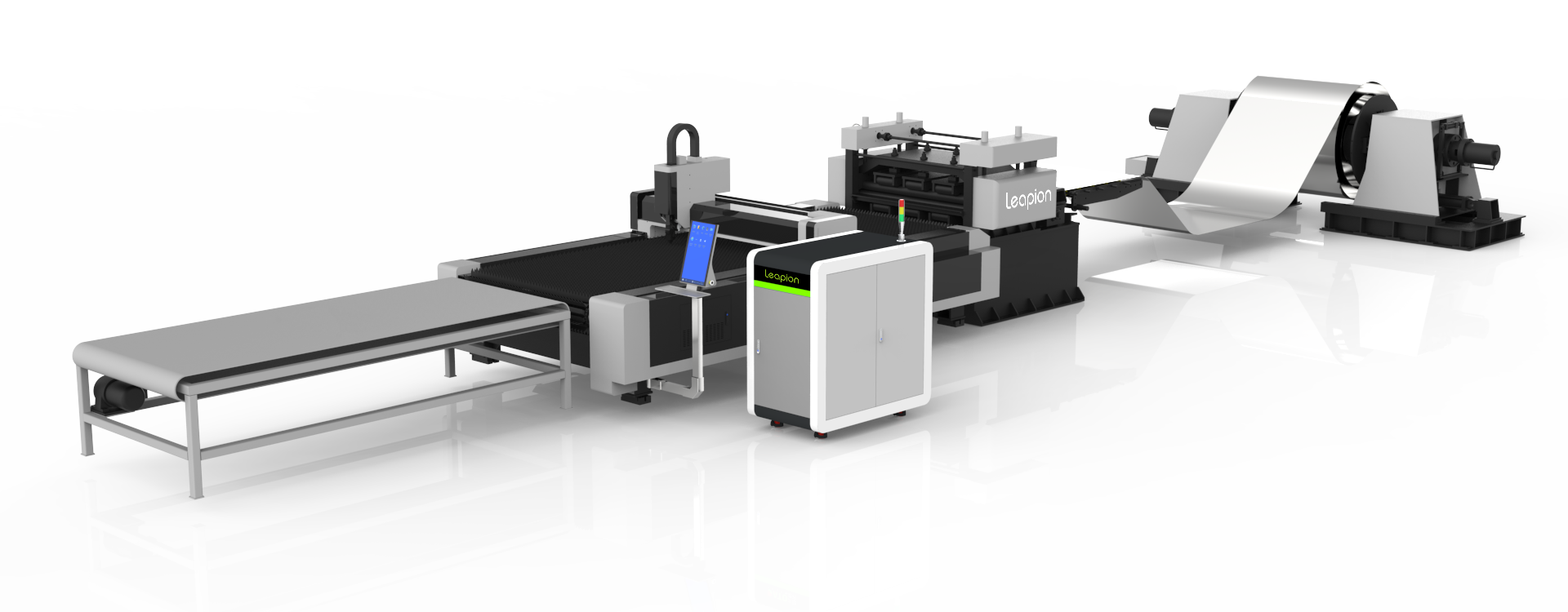 ¿Cuáles son las ventajas de la aplicación de IN Enviar Ligent máquina de corte láser de desenrollado y nivelación?