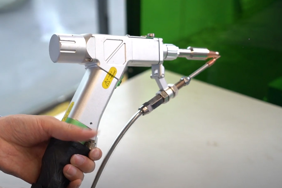 Pistola de soldadura l&aacute;ser