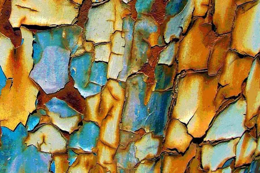 quitar la pintura oxidada