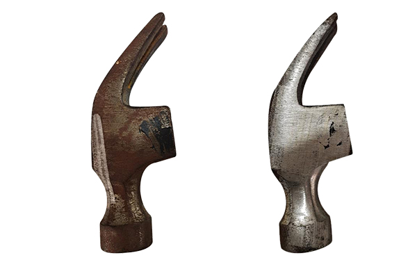 Comparaci&oacute;n antes y despu&eacute;s de la limpieza con l&aacute;ser